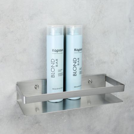 Полка металличеcкая FIXSEN HoReCa FX-31003F, стальной матовый, артикул FX-31003F