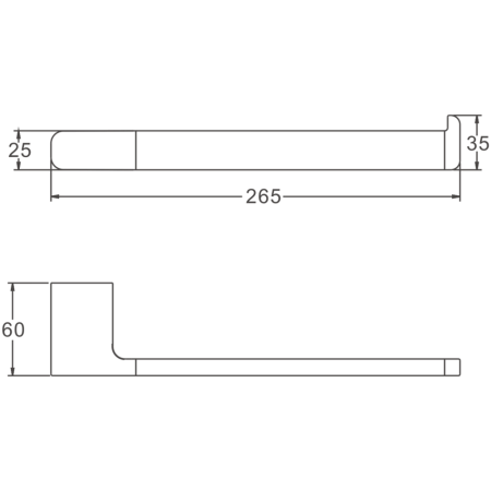 Держатель для туалетной бумаги BELZ B90703-2, оружейная сталь, артикул B90703-2