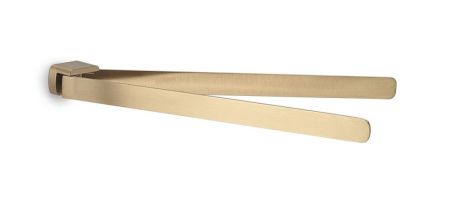 Gedy Pirenei, полотенцедержатель двойной поворотный, цвет матовое золото (PVD), артикул PI23(88)