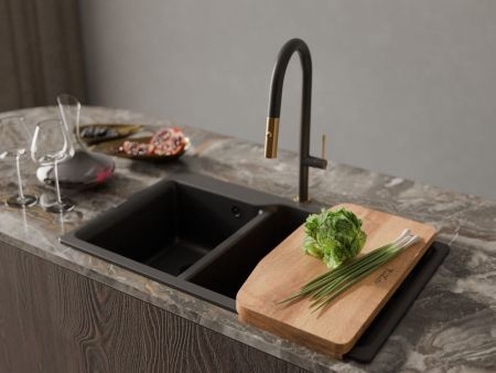 Rivelato Доска для мойки AL_V3 300*550*39 мм с лого бук массив, артикул AL_V3