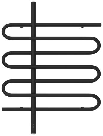 Полотенцесушитель электрический ЭПАТАЖ 3.0 800х600 МЭМ левый (Матовый чёрный), артикул 31-5850-8060