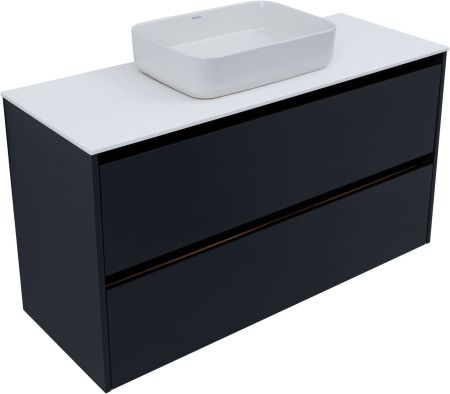 Тумба под раковину Allen Brau Activity 120 1.34007.AM антрацит матовый/черный браш, артикул 1.34007.AM
