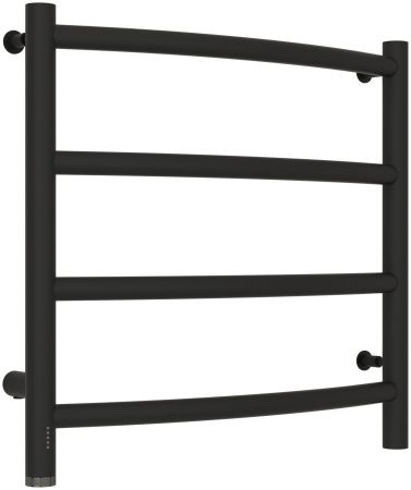 Полотенцесушитель, Сунержа, Галант 4.0, электрический, ширина, мм-532, высота, мм-500, подключение-слева, нагревательный элемент-греющий кабель, мощность, Вт-72, материал-нержавеющая сталь, цвет- Тёмный титан муар