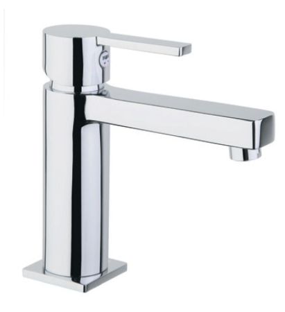 Fiore Katana, однорычажный смеситель для раковины с донным клапаном, цвет хром, артикул 77CR7520