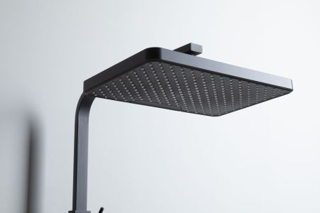 Душевая стойка Allen Brau Infinity 5.21030-31 черный матовый, артикул 5.21030-31