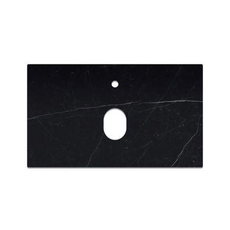 Столешница La Fenice Granite Black Olive Light Lappato Terra 80 см, черная, артикул FNC-VS03-TER-80