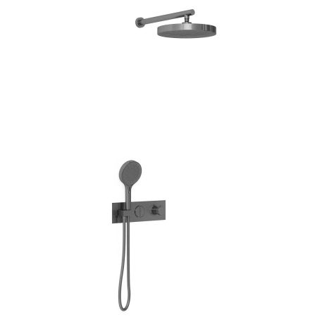 Душевой комплект Inspire VSFW-422TI2GM встраиваемый, вороненая сталь, артикул VSFW-422TI2GM