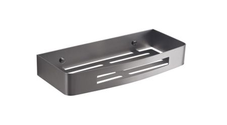 Gedy, решётка прямоугольная 1-уровневая (30х12,8х4,5), цвет оружейная сталь, артикул 2417(81)