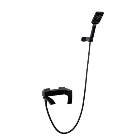 Смеситель для ванны FILARETE Waterfall FL2110BL, черный, артикул FL2110BL