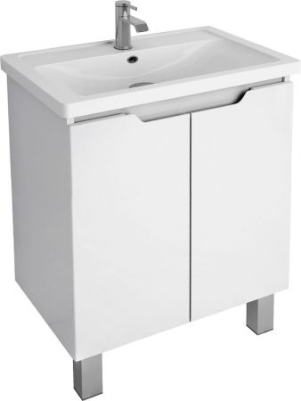 Тумба под раковину Dreja Eco Mini 60 99.1202 подвесная Белая, артикул 99.1202