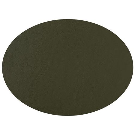ADJ Овальный плейсмат, 47,5x35 см., цвет: горчичный/оливковый, артикул 0001.40/55