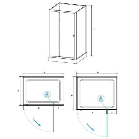 Душевая кабина RGW AN-207 (800x1000, Белый)