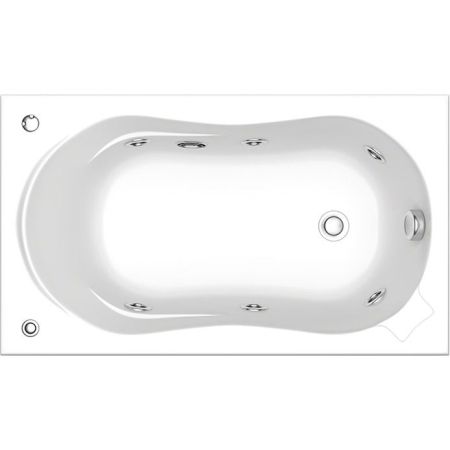 Акриловая ванна Bas Кэмерон 120x70 без гидромассажа, артикул В 00018