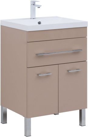 Тумба под раковину Aquanet Верона 60 капучино (1 ящик, 2 дверцы), артикул 00304534