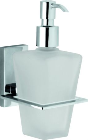 Sanibano Agatha, настенный стеклянный дозатор, цвет хром, артикул H9950/11CR