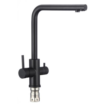 Смеситель для кухни с подключением к фильтру Fmark FS0962H, черный