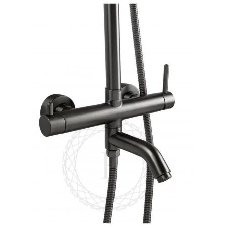 Душевая система FILARETE Roun FL2020BG, графит