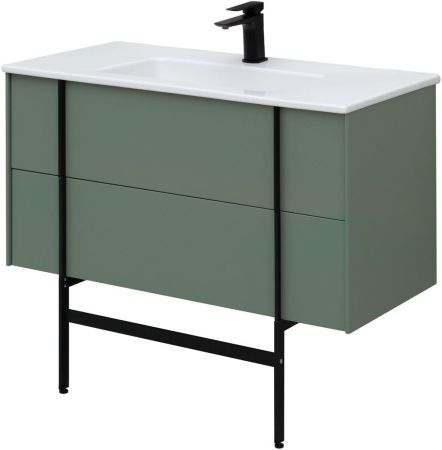 Тумба под раковину Allen Brau Reality 100 1.32007.CGM олива матовый, артикул 1.32007.CGM