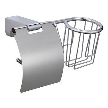 Держатель для туалетной бумаги и освежителя Savol S-L07351, хром