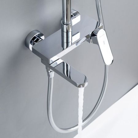 Душевая система Shevanik S4536, хром