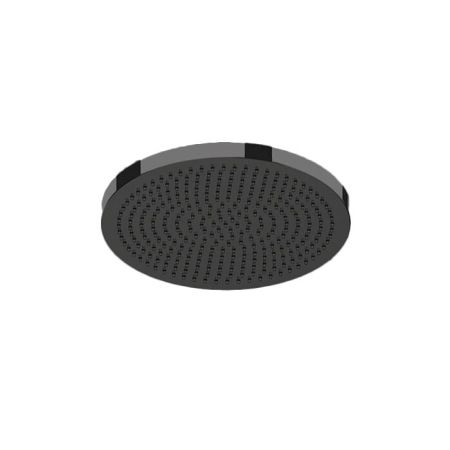 Верхний душ, Almar, Velvet, тип установки-настенный, потолочный, размер душевого диска, мм-232*232, форма-круглая, количество режимов-1, тип струи-velvet rain, держатель-необходимо заказать, цвет-Absolute Black Brushed PVD, артикул E044292.AB