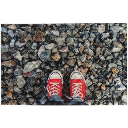 Коврик для входной двери Fora 40х60 FOR-DOOR21 Кеды на камнях, артикул FOR-DOOR21
