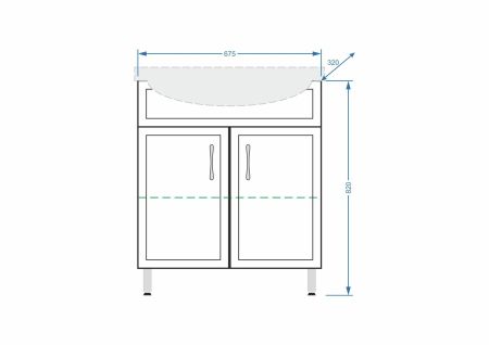Тумба "Концепт 70", Эрика 70, артикул SP-00000060