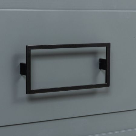 Комплект ручек La Fenice Cubo Nero черный 80 мм., два ящика, артикул FNC-04-CUB-N-80