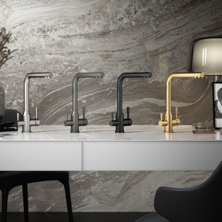 Смеситель для кухни с подключением фильтра Raglo R81.61.06, черный