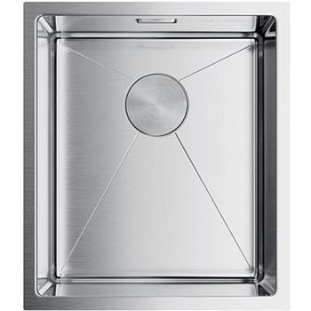 Мойка, OMOIKIRI, TAKI, ширина, мм-380, глубина, мм-440, высота, мм-200, тип установки-встраиваемый, отверстия для смесителя-отсутствуют, с переливом, сифон, донный клапан и декоративный корзинчатый элемент в комплекте, автоматический донный клапан-приобре