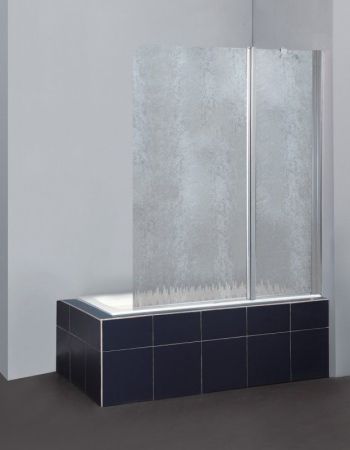 Душевая шторка на ванну BELBAGNO  SELA-V-11, артикул SELA-V-11-120/140-Ch-Cr-R