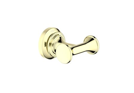 Крючок двойной AQUATEK, полир. золото AQ4502PG КЛАССИК, артикул AQ4502PG