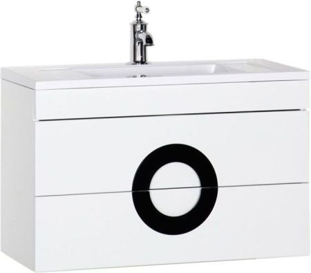 Тумба с раковиной De Aqua Форма 80 белый, артикул 00212699