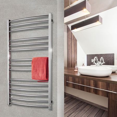 Водяной полотенцесушитель Grota Calma 53х120 Хром, артикул 