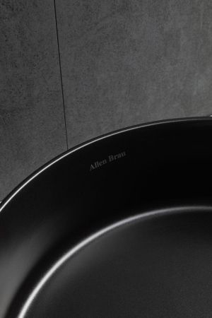 Раковина накладная Allen Brau Fantasy Line 36 4.11032.31 черный матовый, артикул 4.11032.31