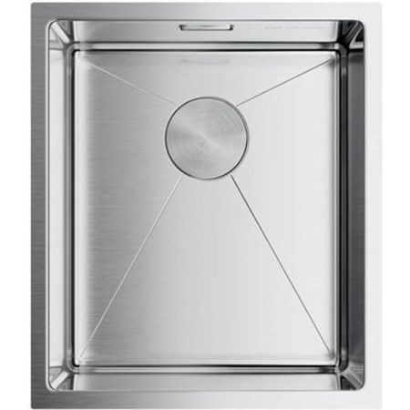 Мойка, OMOIKIRI, TAKI, ширина, мм-380, глубина, мм-440, высота, мм-200, тип установки-встраиваемый, отверстия для смесителя-отсутствуют, с переливом, сифон, донный клапан и декоративный корзинчатый элемент в комплекте, автоматический донный клапан-приобре, артикул 4973043