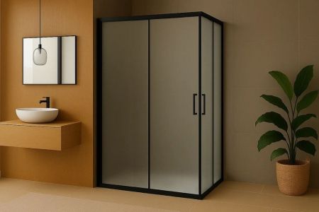 Душевой уголок Royal Bath RB HPD-C-BL 115х100х200 (матовое), артикул RB10115HPD-C-BL