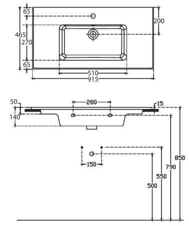 Раковина Allen Brau Fantasy 92 4.11026.20 белый глянец, артикул 4.11026.20