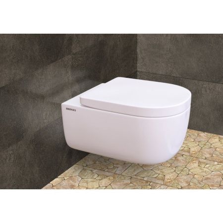 Комплект BERGES для монтажа  подвесного унитаза: инсталляция NOVUM525, кнопка L5 SoftTouch черная, унитаз EGO XL 54 см, сиденье дюропласт Toma SO, микролифт, быстросъем, артикул 043234