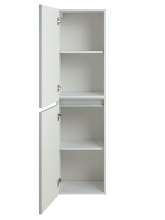 ELEGANT Пенал настенный, подвесной, Белый матовый AM-ELEGANT-1500-2А-SO-BM-LED, артикул AM-ELEGANT-1500-2А-SO-BM-LED