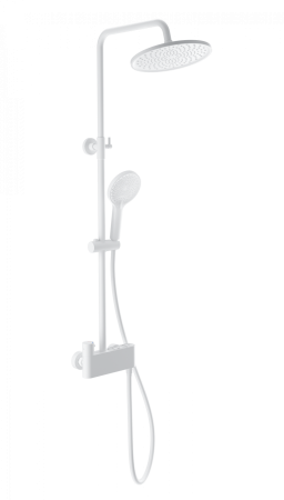 Душевая система с термостатом WONZON & WOGHAND MUSE Corno, Белый матовый (WW-B3110-MW), артикул WW-B3110-MW