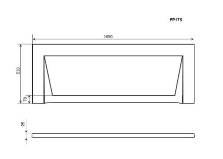 Фронтальная панель TIMO (FP17S), артикул FP17S