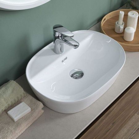 Умывальник RUNO мебельный Nuovo 51*39 (овальная) (00-00001990), артикул 00-00001990