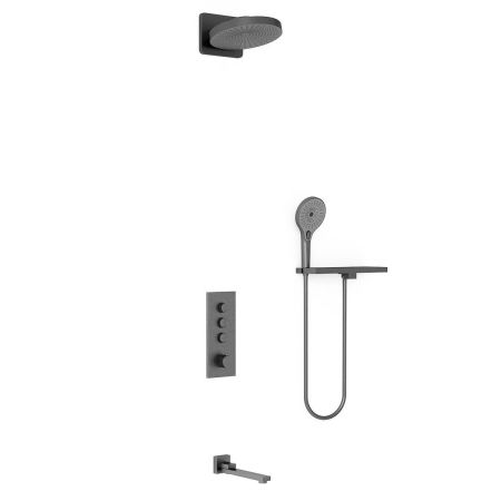 Душевой комплект Inspire VSFW-433TI1RGM встраиваемый, вороненая сталь, артикул VSFW-433TI1RGM
