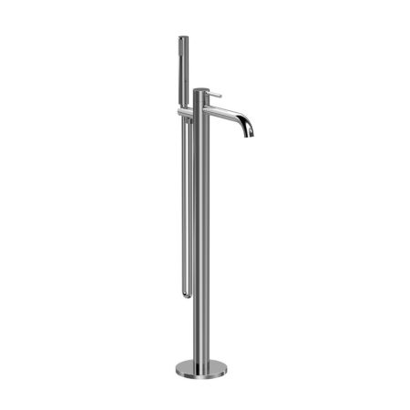 Смеситель для ванны напольный Raiber RP-010, хром, артикул RP-010