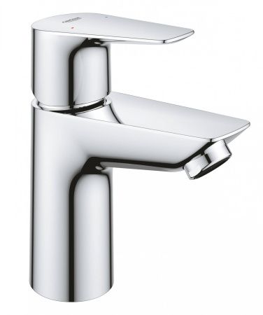 Смеситель для раковины GROHE BauEdge с ограничителем температуры и нажимным донным клапаном, размер S, хром (23896001) Смеситель для раковины GROHE BauEdge с ограничителем температуры и нажимным донным клапаном, размер S, хром (23896001)