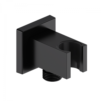 Шланговое подключение с держателем WONZON & WOGHAND, Черный матовый (WW-HZ2312-MB)