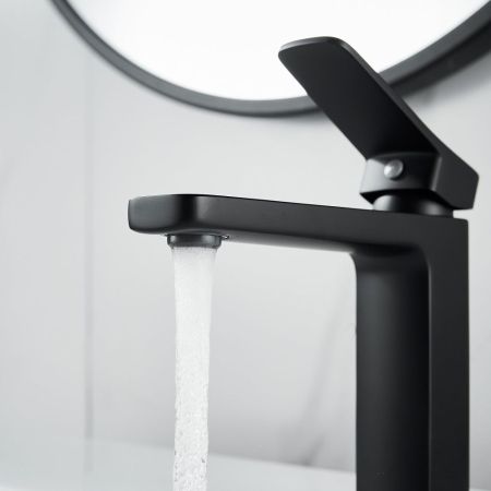 Смеситель для раковины Raffine F0199H, черный, артикул F0199H