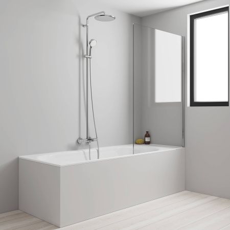 Душевая система GROHE Tempesta Cosmopolitan System 250 с термостатом для настенного монтажа, хром (26672000)