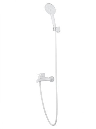 Смеситель для ванны с душем WONZON & WOGHAND ALFA, Белый матовый (WW-AE3204-MW)